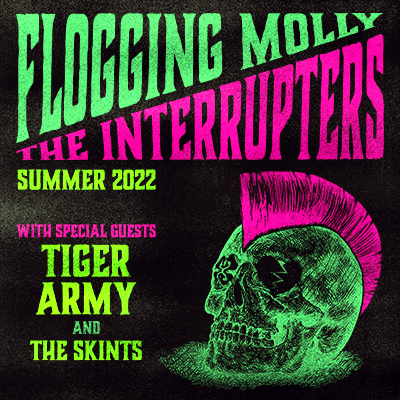 Flogging Molly & The Interrupters live in concert on September 16, 2022 in The Cuthbert Amphitheater, Eugene, Oregon