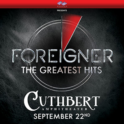 Foreigner live in concert on September 22, 2022 in The Cuthbert Amphitheater, Eugene, Oregon