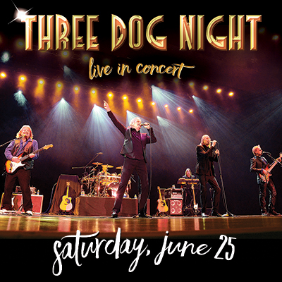 Three Dog Night live in concert June 25, 2022 at the Cuthbert Amphitheater in Eugene, Oregon