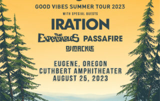 Rebelution live in concert with Iration, The Expendables, Passafire on August 25, 2023 in The Cuthbert Amphitheater in Eugene, Oregon, an independent concert venue