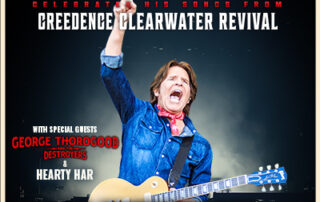 John Fogerty with George Thorogood live in concert at The Cuthbert Amphitheater in Eugene, Oregon