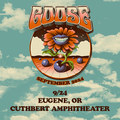 Goose live in concert at The Cuthbert Amphitheater in Eugene, Oregon