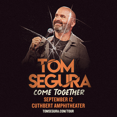 Tom Segura comedy concert live at The Cuthbert Amphitheater in Eugene, Oregon